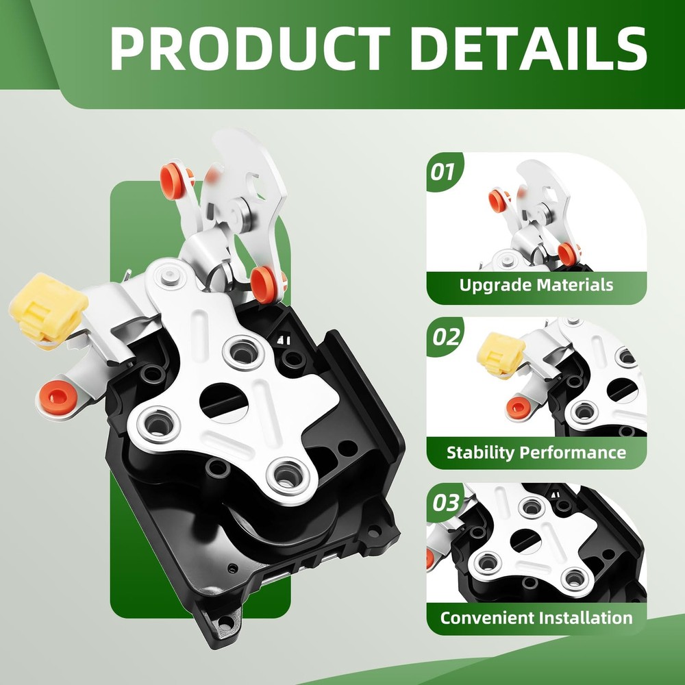 Yunnergo Driver Front Door Lock Latch Assembly Compatible with S10 Pickup 199...