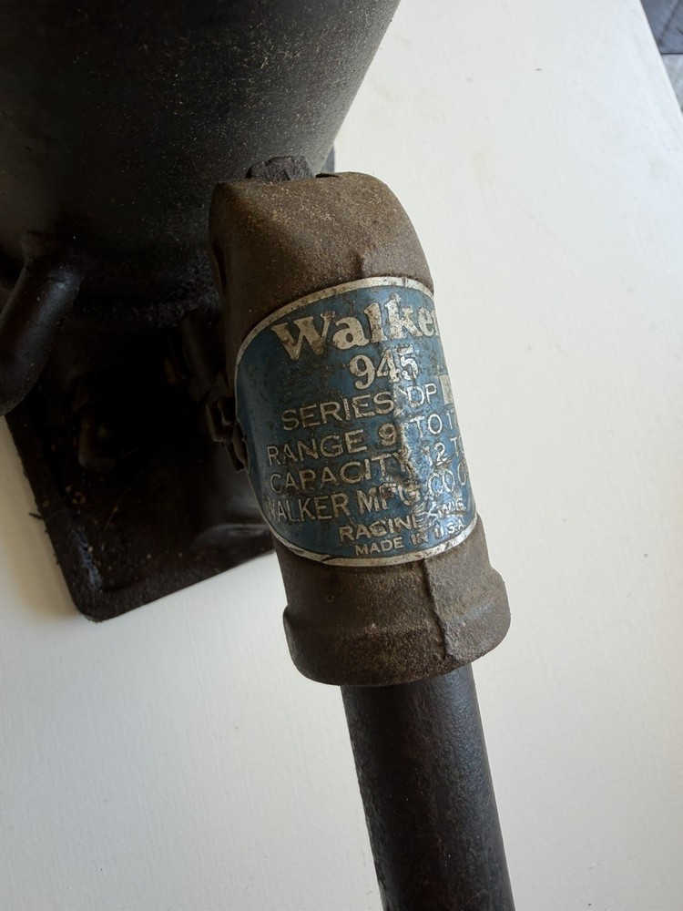 Vintage Walker 12 Ton bottle floor jack