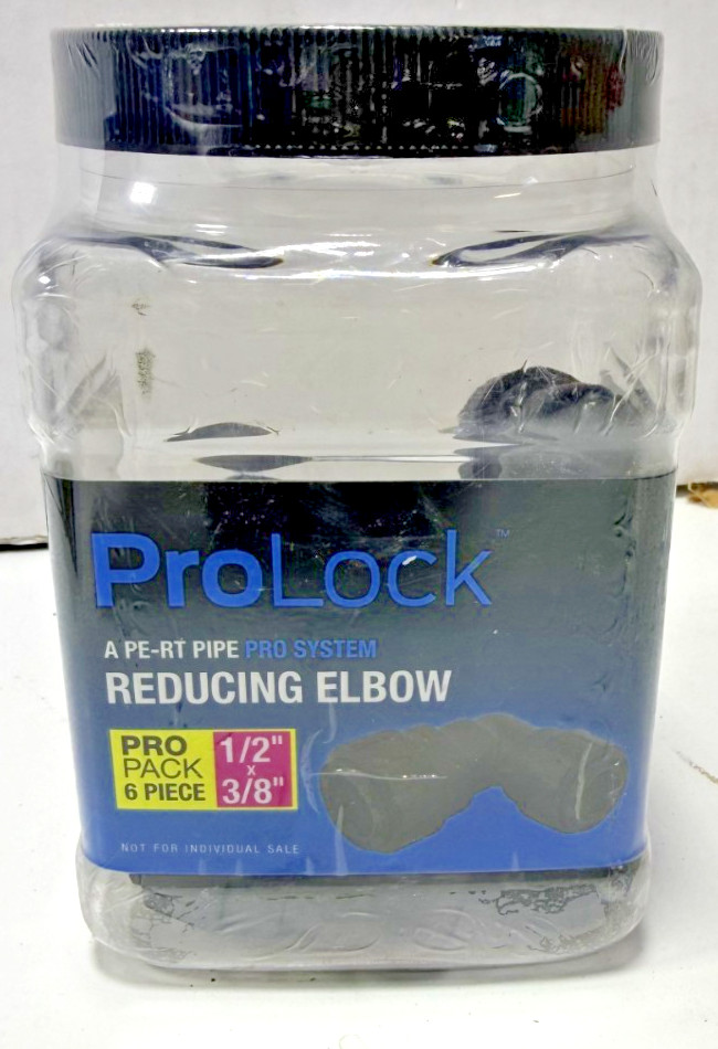 SharkBite ProLock A PE-RT Pipe Pro System 6 Piece Reducing Elbow 1/2" x 3/8"