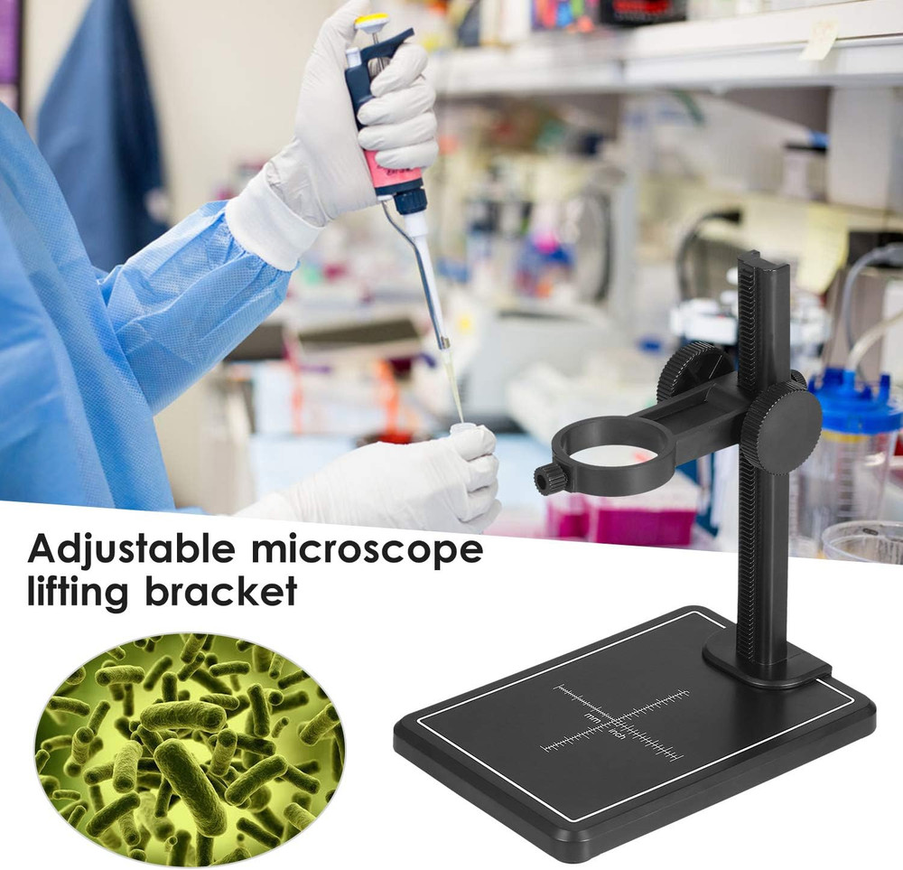 Microscope Stand, Mini Digital Microscope Stand Magnifier Camera up and down Adj