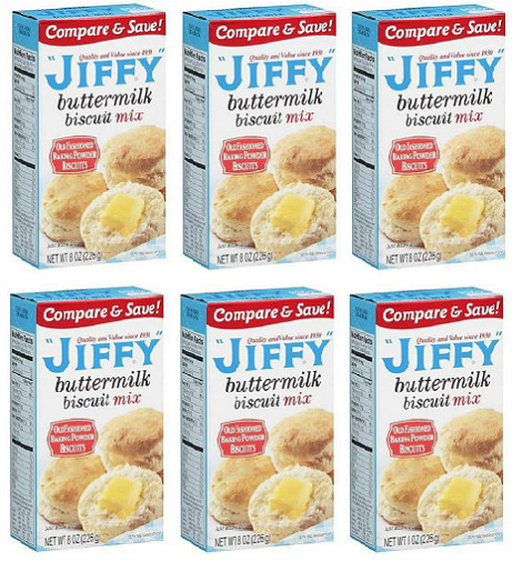 Jiffy Buttermilk Biscuit Mix 6 Pack