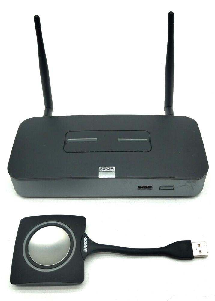 BARCO CLICKSHARE R9861008 WIRELESS PRESENTATION SYSTEM w/ TYPE-A USB BUTTON