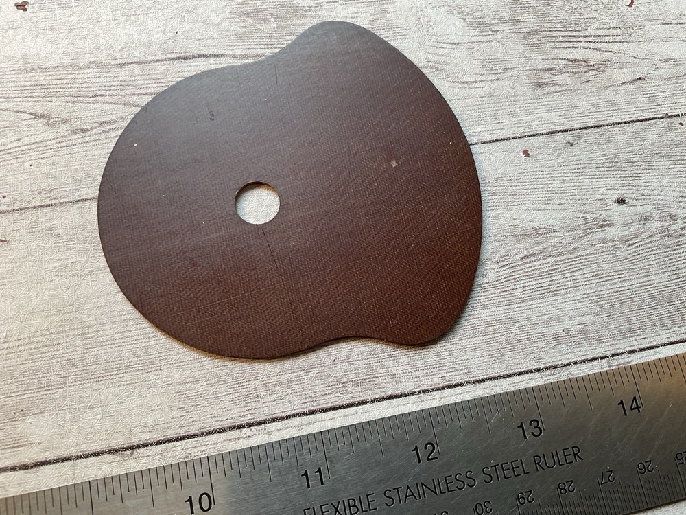 ORIGINAL WWII ? AIRCRAFT WING TANK SWITCH PLATE