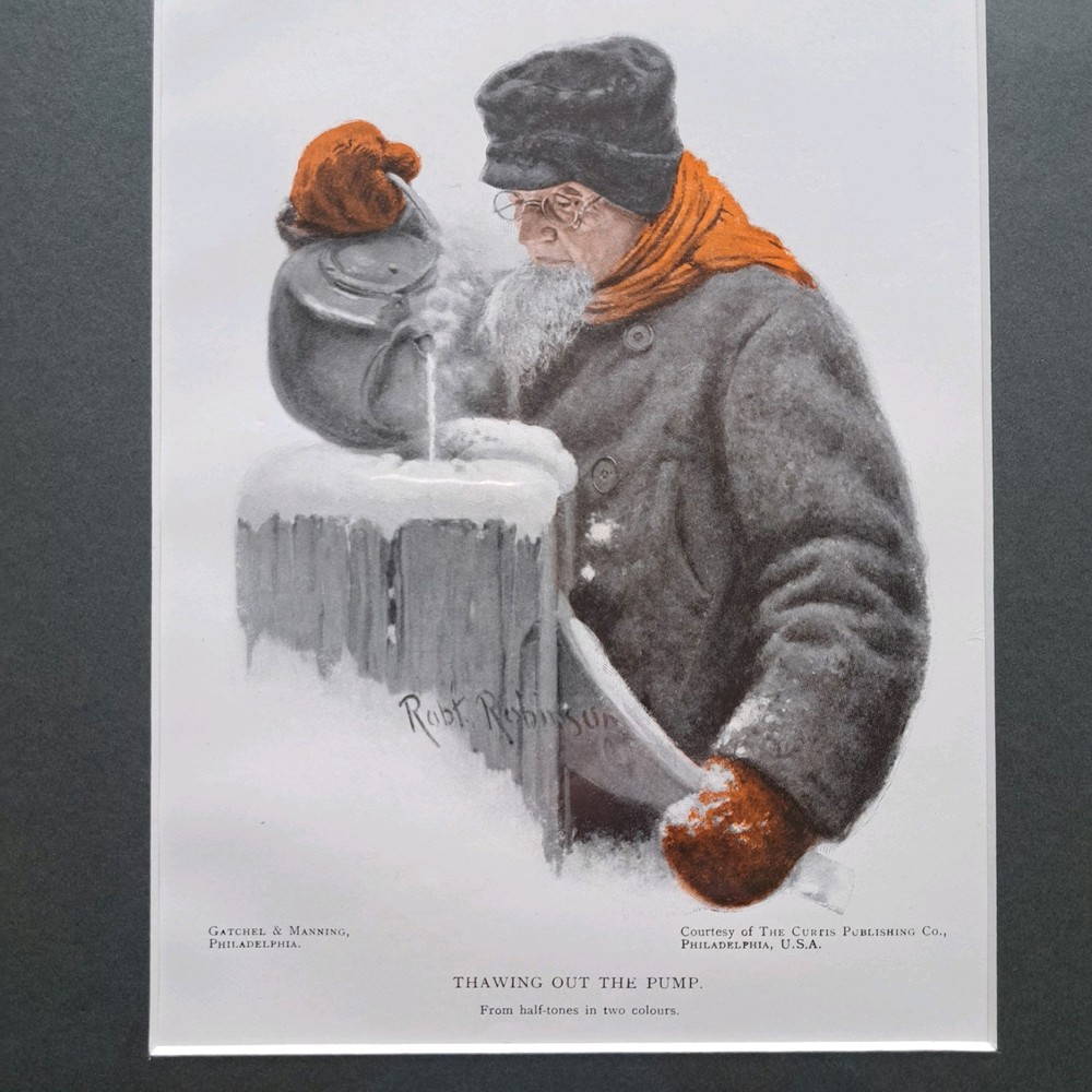 Thawing Out The Pump : Print 1914