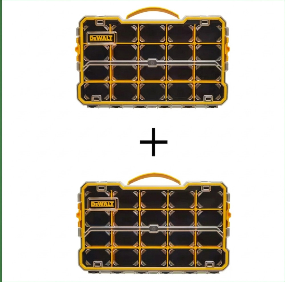 20-Compartment Pro Small Parts Organizer (2 Pack)
