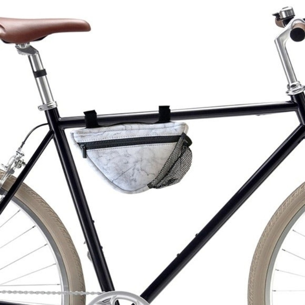 NWT White Marble Bike Frame Case