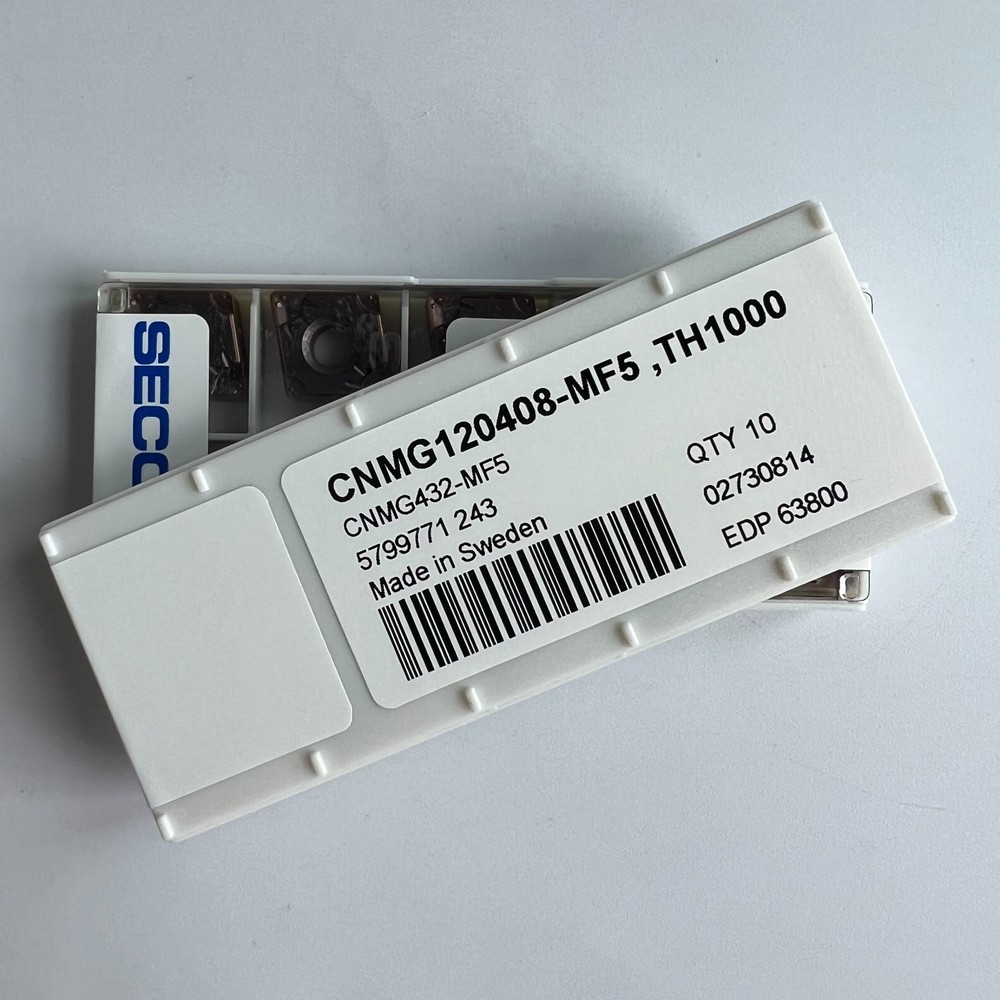 10Pcs/BOX SECO CNMG120408-MF5 TH1000