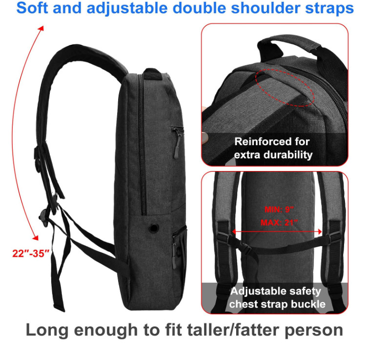 Oxygen Tank Backpack Size D, Portable Oxygen Backpack for D/M15 JD/M22 Cylinder