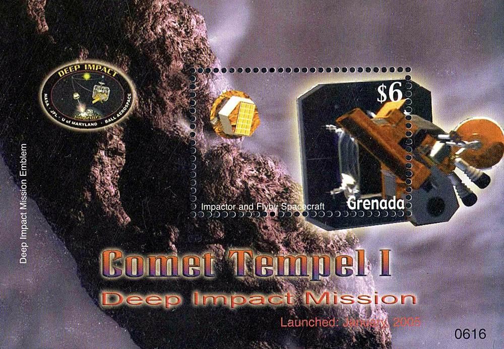 GRENADA 2006 DEEP IMPACT MISSION // COMET S/S  postfrisch SPACE