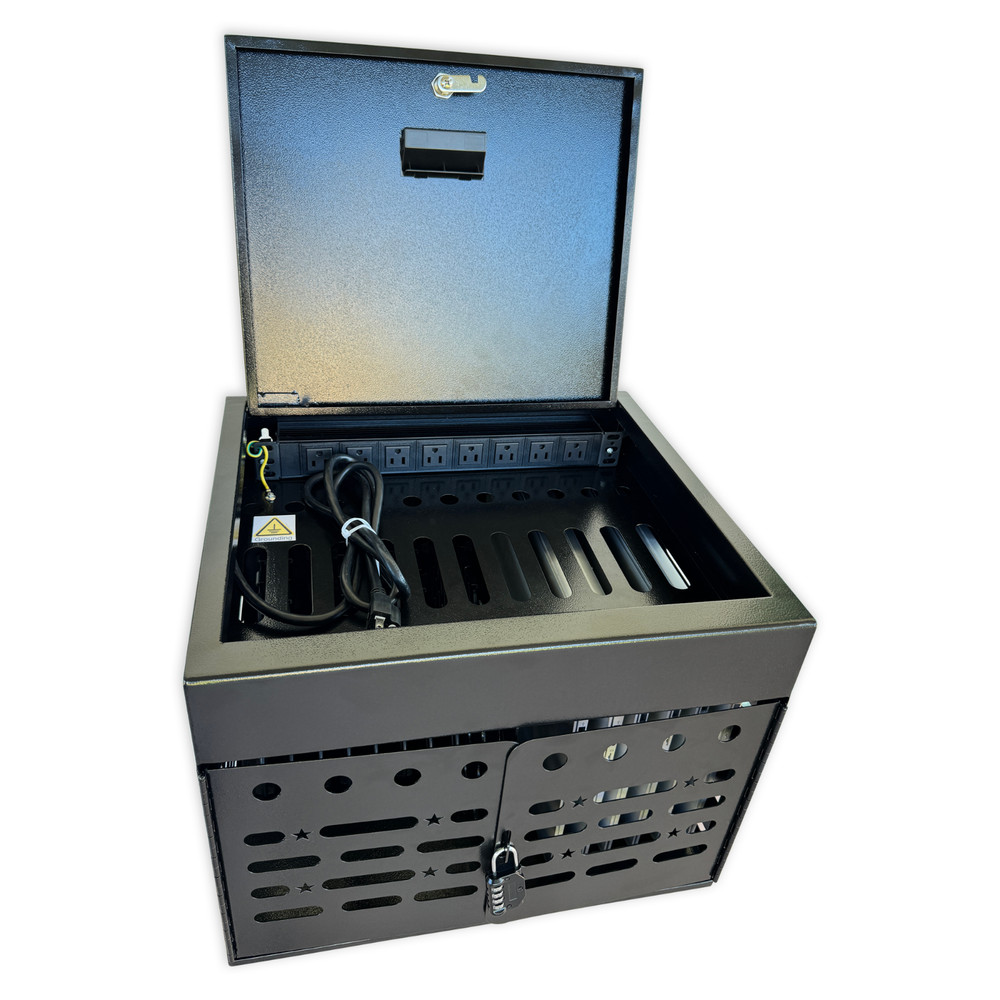 16-Device Charging Cabinet with Combination Lock