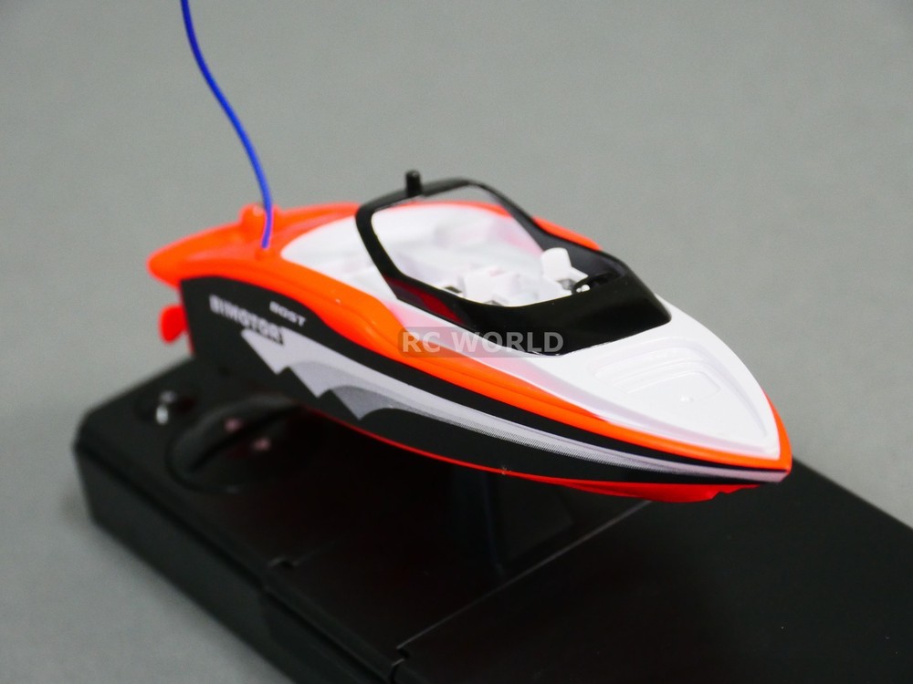 Remote Control RC Micro BOAT MINI RC Boat -RED - 27MHz