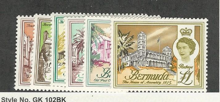 Bermuda, Postage Stamp, #186-191 Mint LH, 1962, JFZ