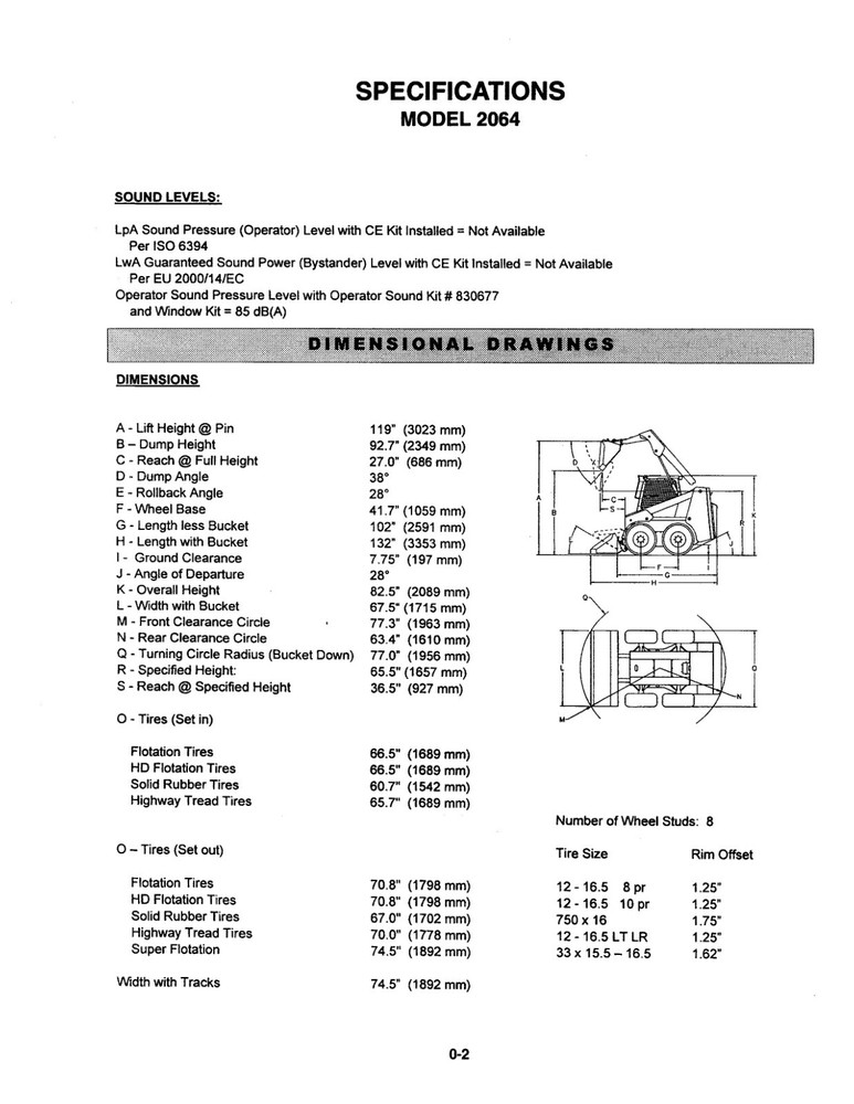 Skid Loader Technical Workshop Manual Mustang 2064 2074