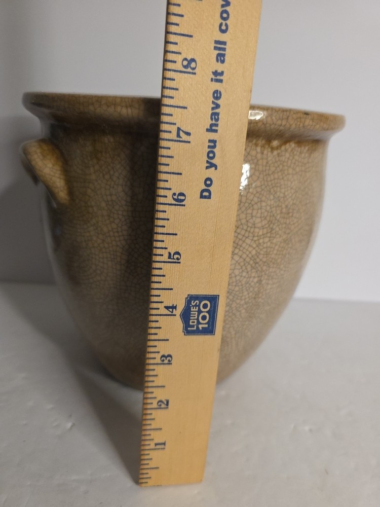Crackled Glazed Crock / Planter No.4
