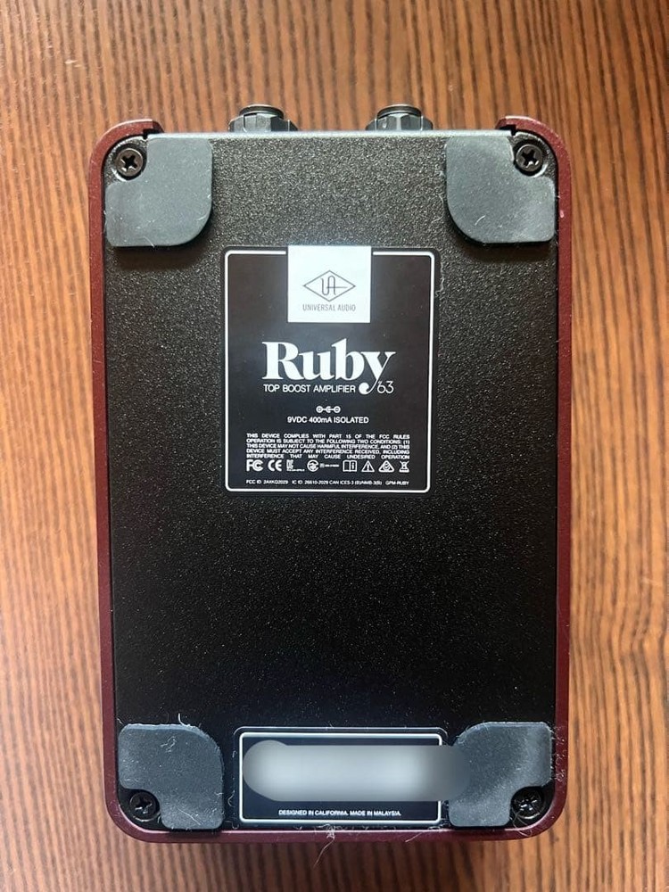 UAFX Ruby '63 Top Boost Amplifier 318150