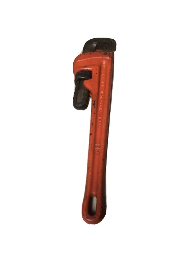 Ridgid 14" Pipe Wrench RIDGID Straight PIPE WRENCH EUC