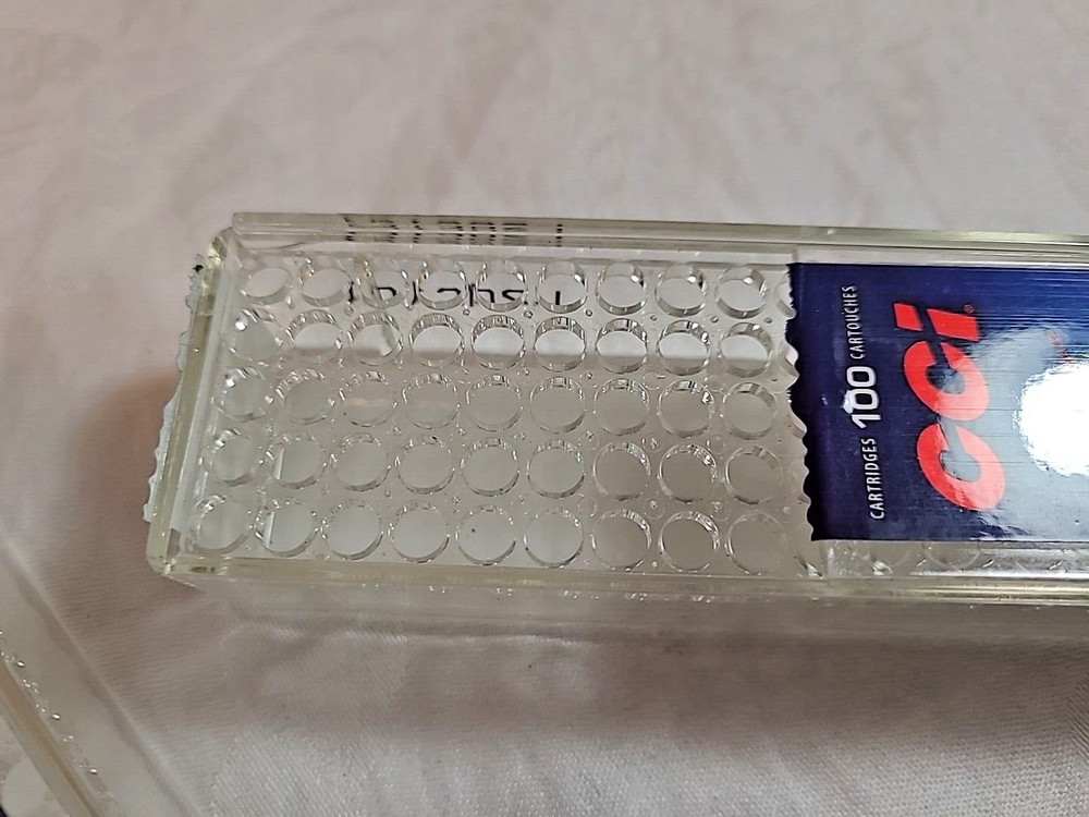 6 - Empty CCI + Herters .22 Plastic Ammo Boxes