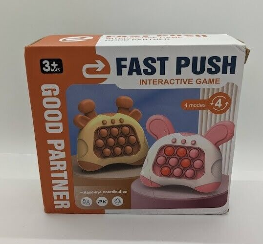 Good Partner Fast Push Interactive Game (4 Modes, 3+ Ages) Hand Eye Coordination