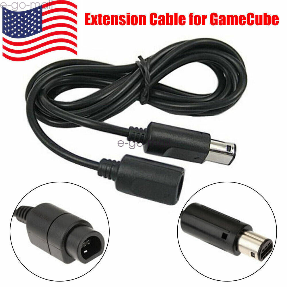 6FT /1.8m Extension Cables For Nintendo GameCube Wii Console Controller GC