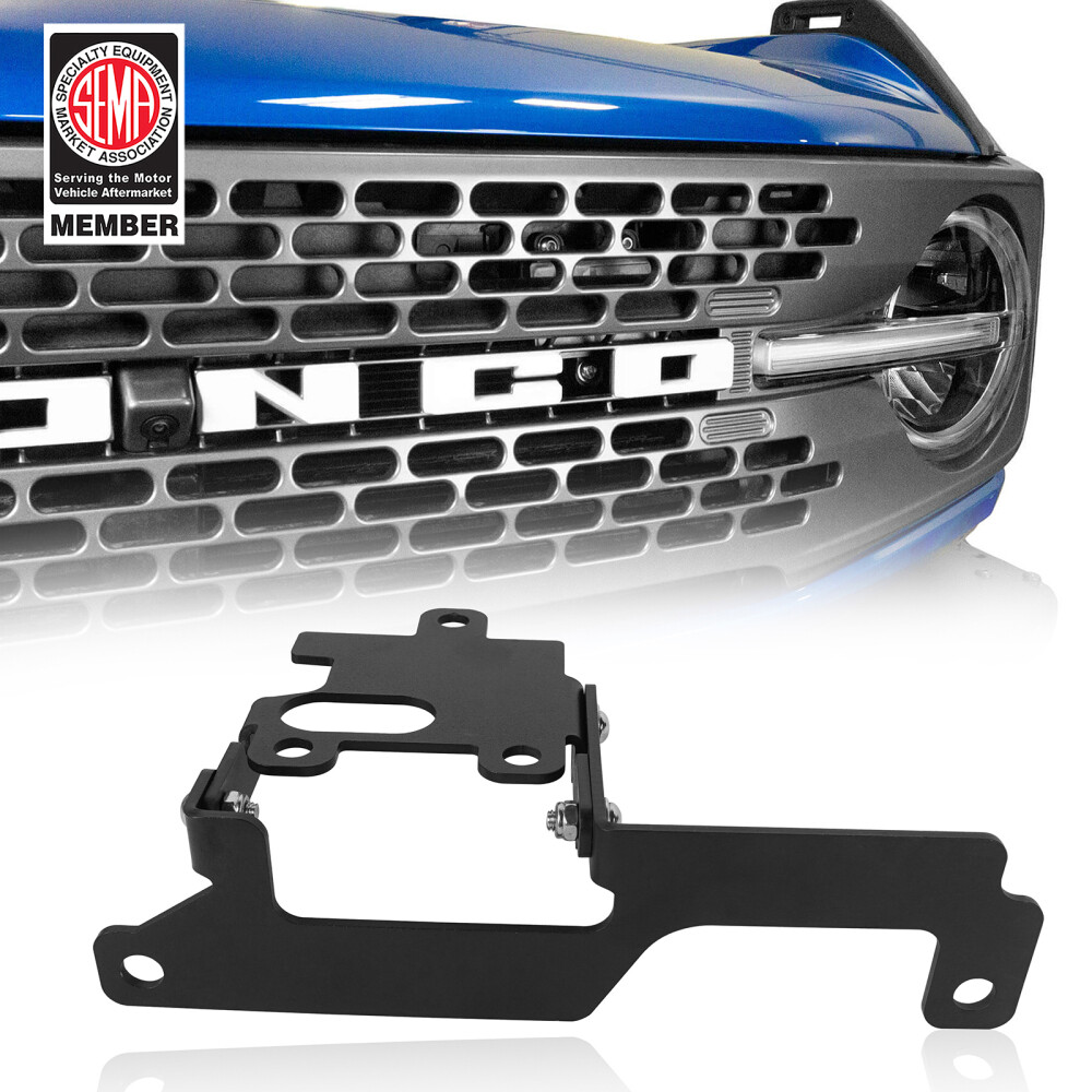 HookeRoad Adaptive Cruise Control Relocation Grill Bracket Fit Ford Bronco 21-26