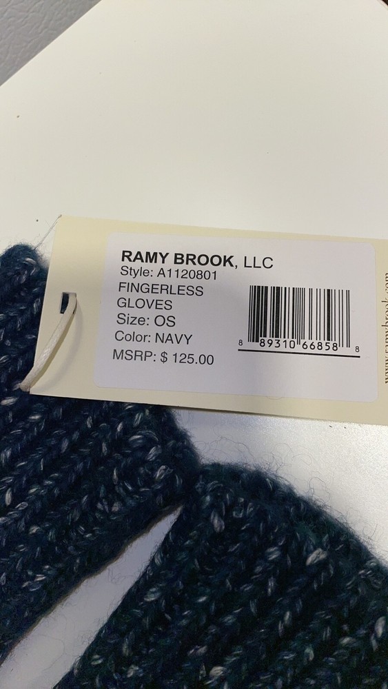 Ramy Brook Fingerless Gloves NWT in Package