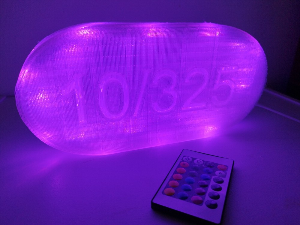 Percocet Lamp - Wifi + remote Multi color LED Lamp