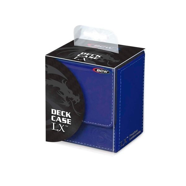 1 BCW Blue With Light Blue Stitch LX Deck Case