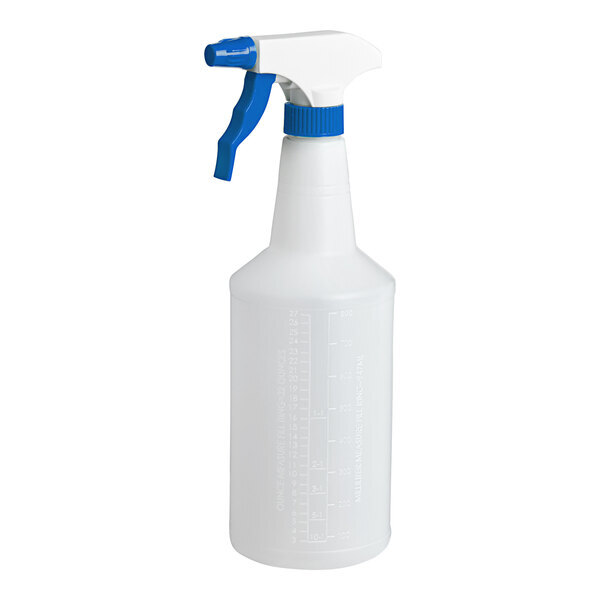 Lavex 32 oz. Plastic Bottle / Sprayer - 3/Pack (select color below)