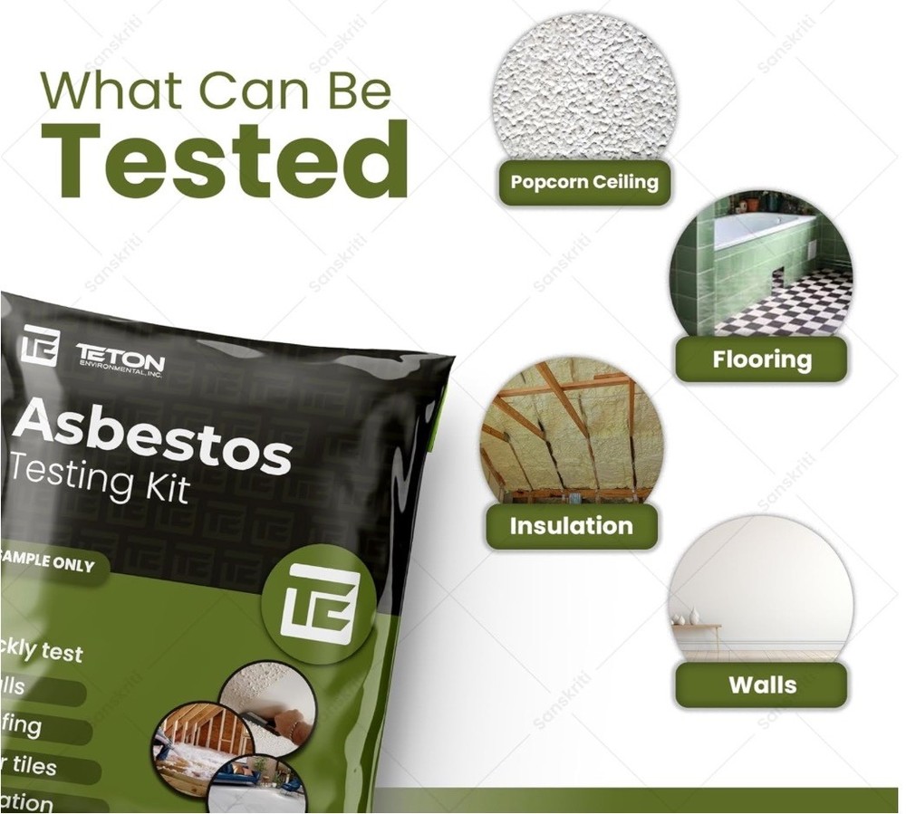 Asbestos Test Kit - Includes EPA Approved Lab Analysis - Compare at $74.95