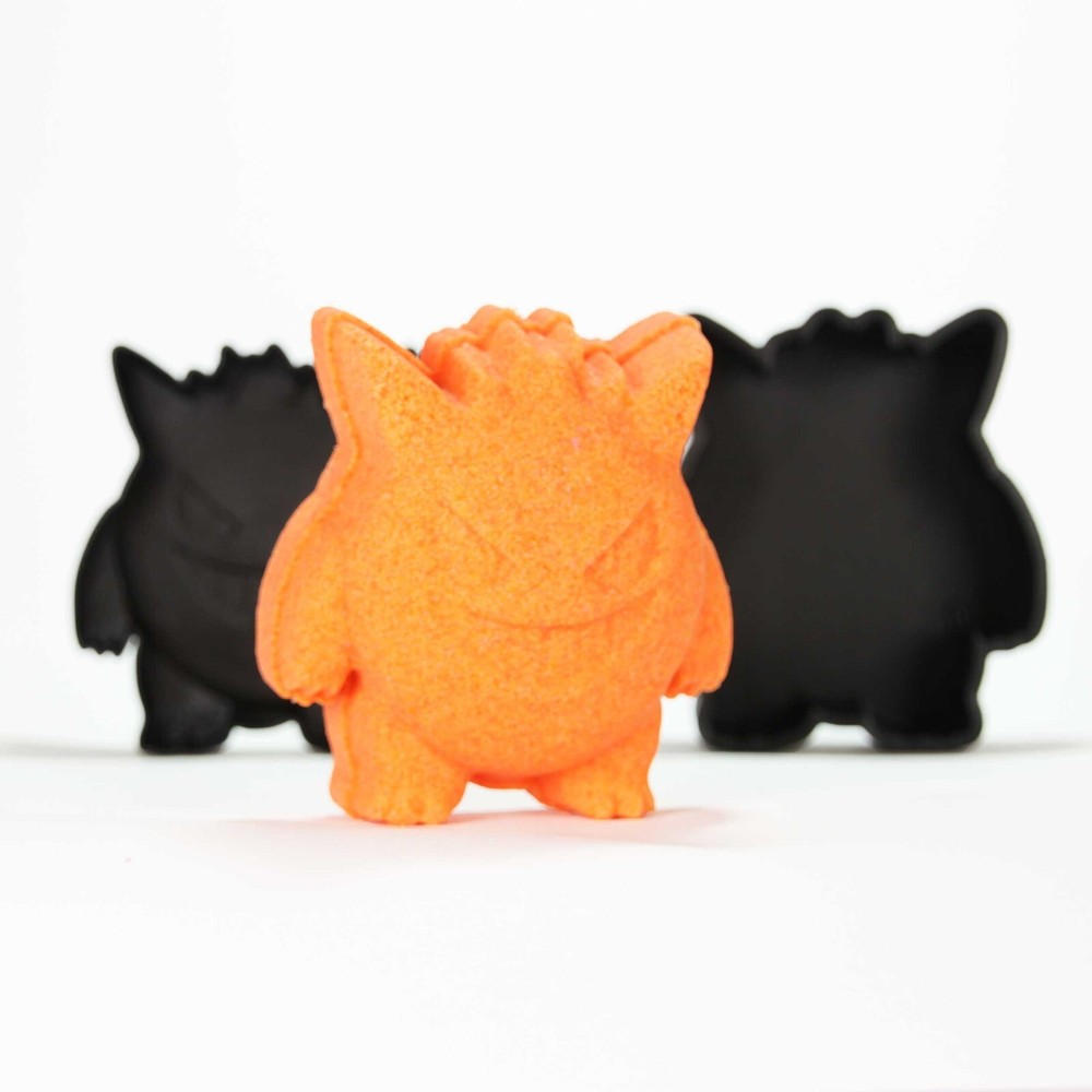 Gengar Bath Bomb Mold, DIY original BathBombs Set 3D Printed Kit