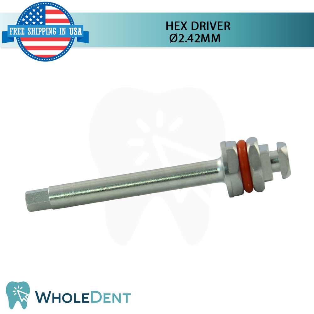 X1 Hex Driver 2.42mm For Dentists Connection Drivers Int Hex Standard Platform