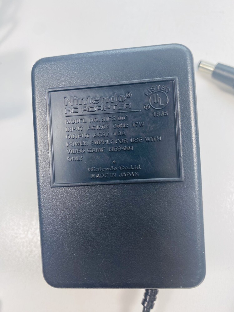 Nintendo NES Power AC Adapter Cord & RF Switch Cable ORIGINAL OEM TESTED WORKING