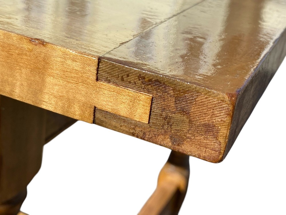 Vintage Antique Style Tiger Maple Coffee Table