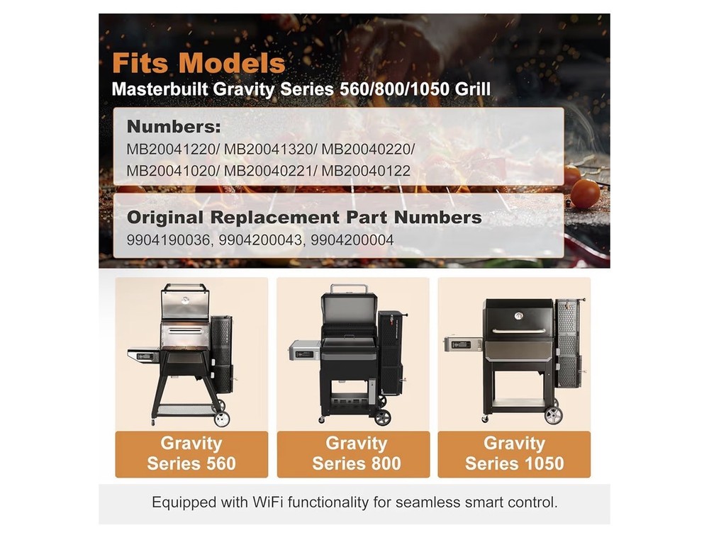 Replacement WiFi Control Board for Masterbuilt Gravity Grill 560/800/1050