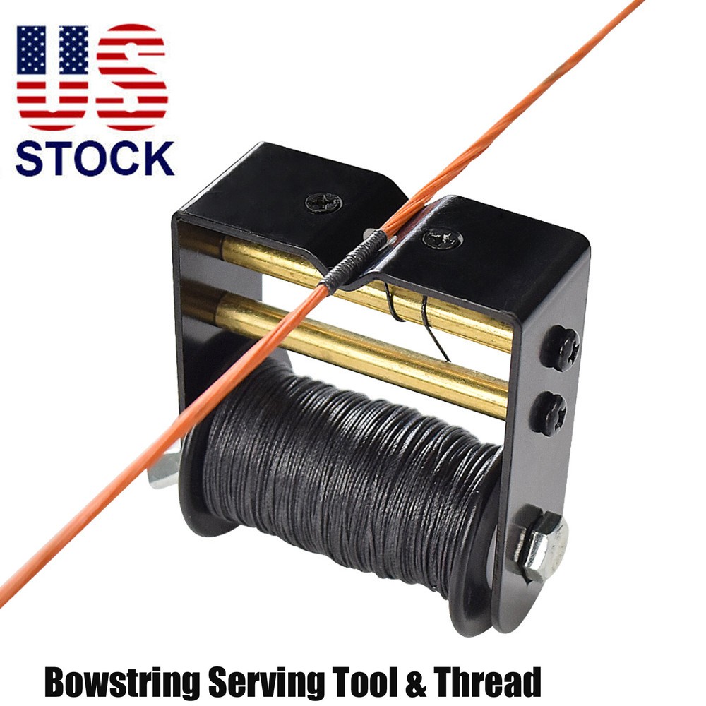 Bowstring Serving Tool & Thread 0.021" Thick Archery Protecting Bow String