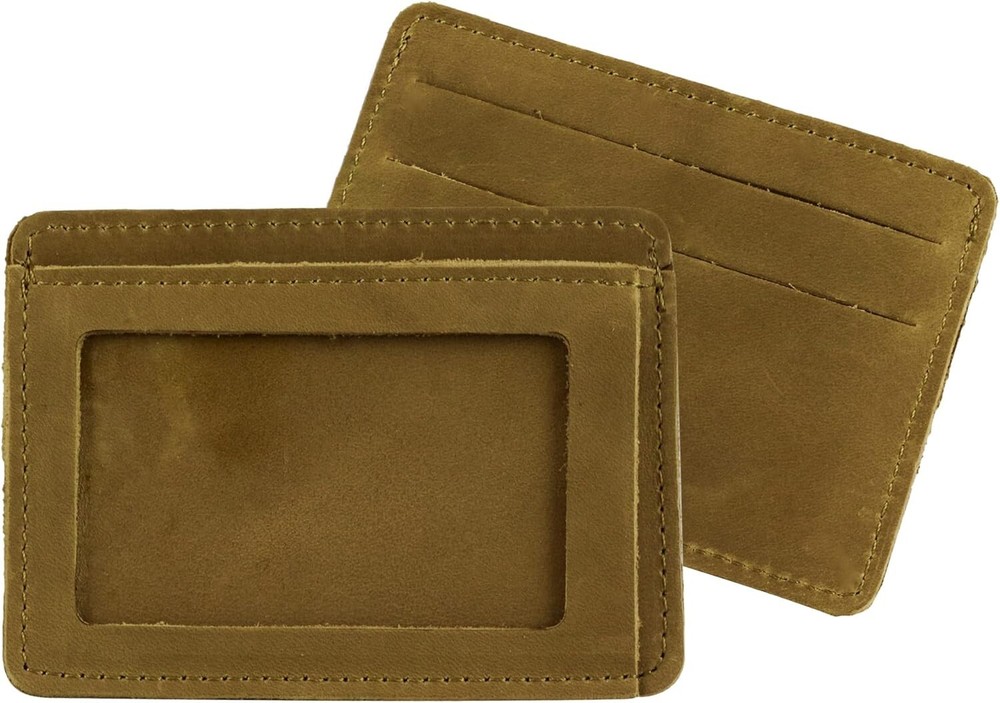 THOR FRONTIER WALLET - THIN PROFILE - FULL GRAIN LEATHER - SADDLE BROWN