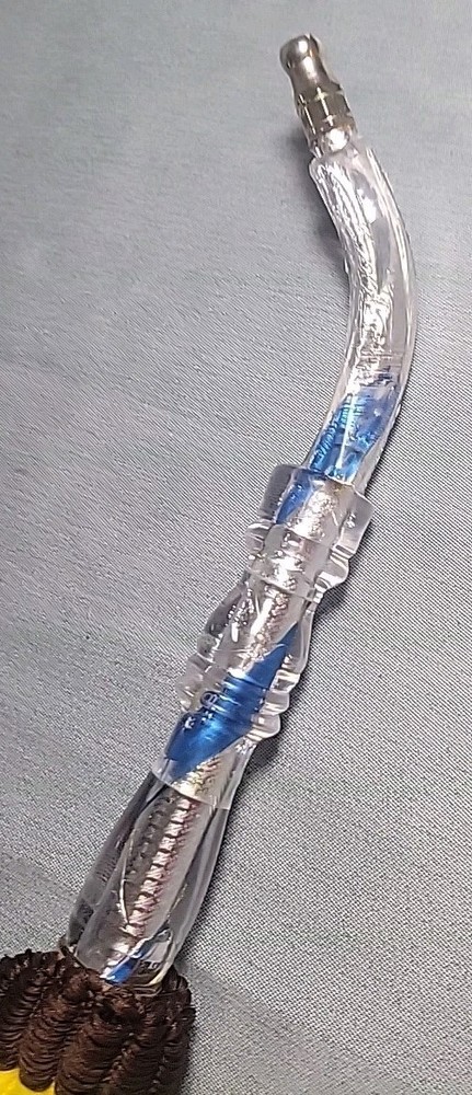 30" Tall Glass Hand Painted Hookah