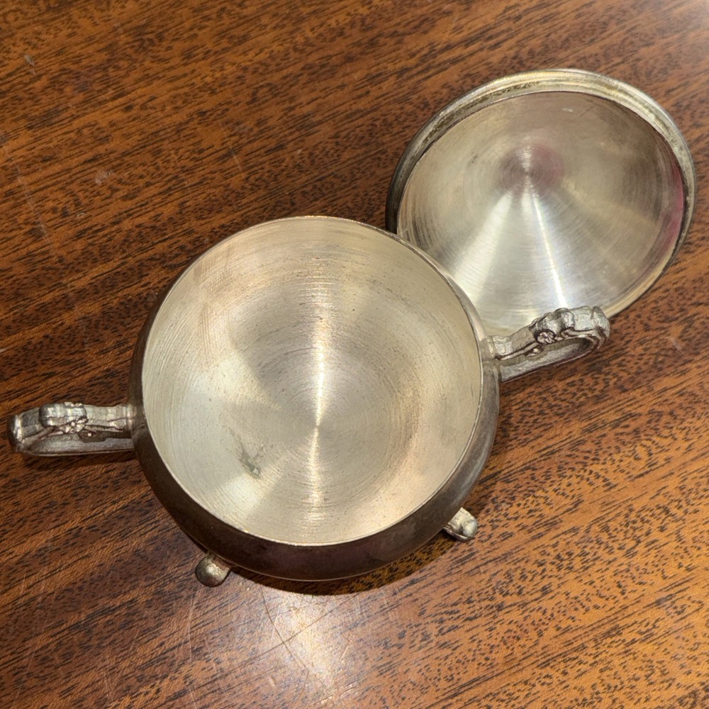 Vintage Silver Plated Sugar Bowl