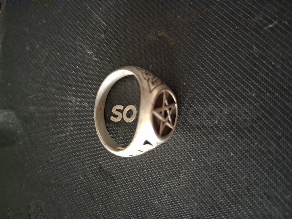 illuminati pentacle ring
