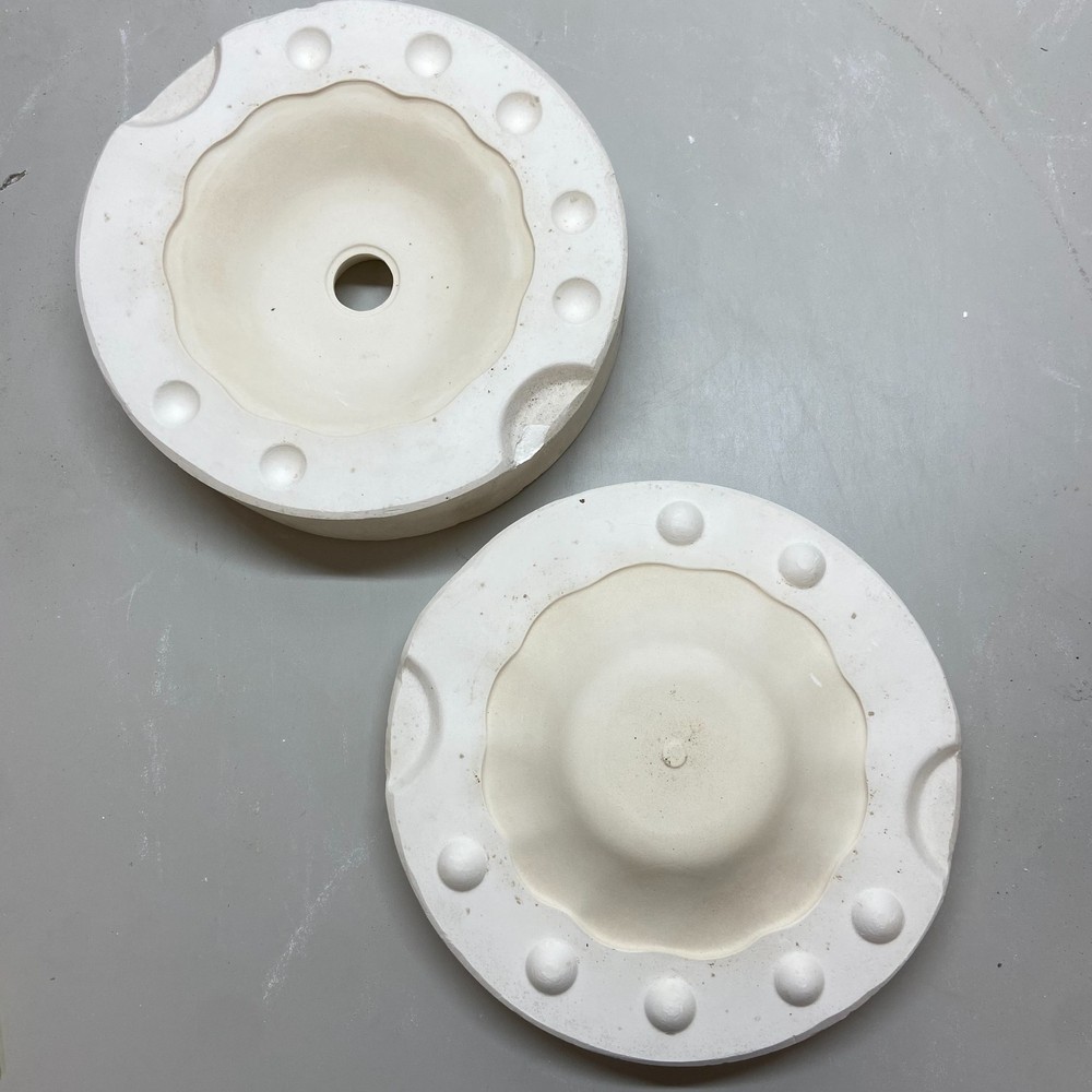 Ceramic Slip Casting Mold Small Cherub Tray