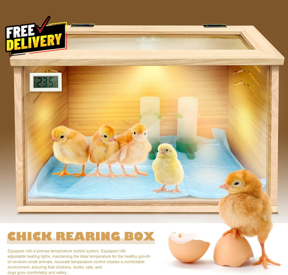Chicken Brooder Box Chick Brooder,Brooder Box for Chicks Small Chicken Coop.....