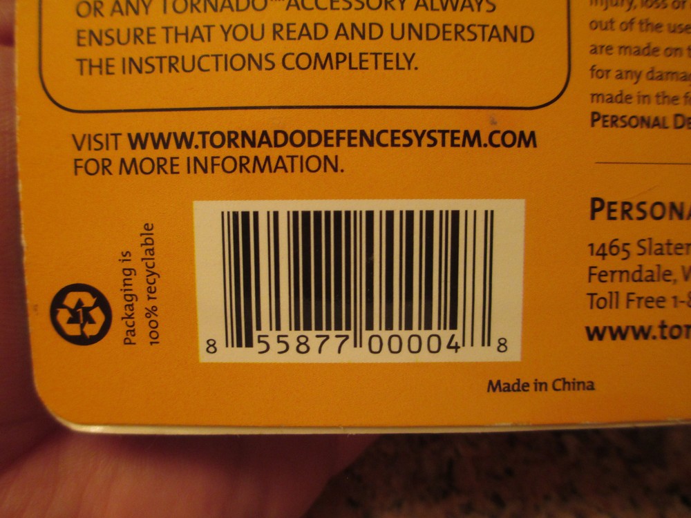 TORNADO PERSONAL DEFENCE SYSTEMS - WALL UNIT - THD004