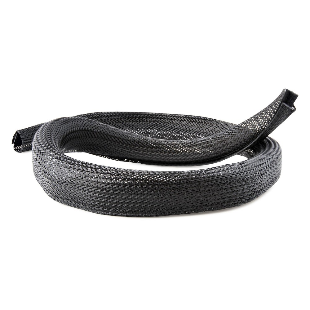 StarTech WKSTNCMFLX 10ft (3m) Cable Management Sleeve, Braided Mesh Wire Wraps/