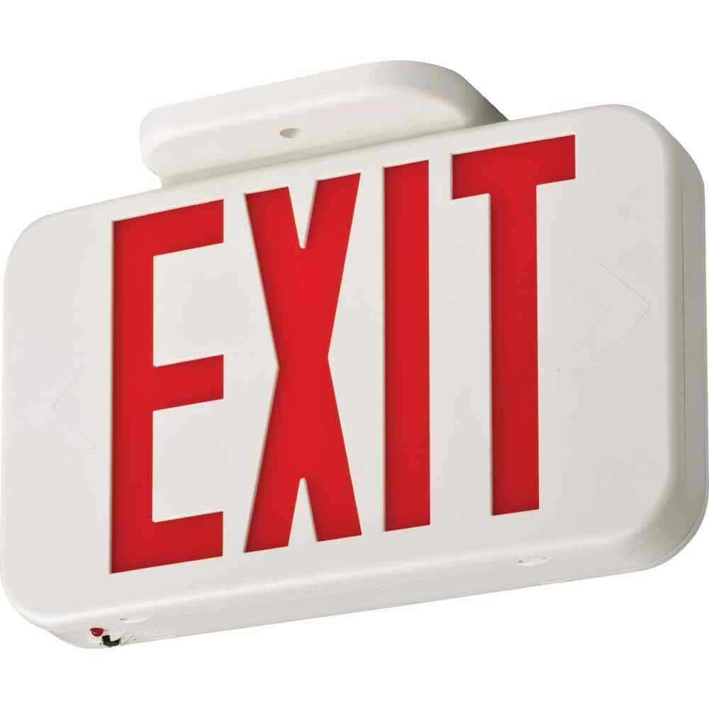 LITHONIA LIGHTING Contractor Select Integrated LED White Exit Sign
