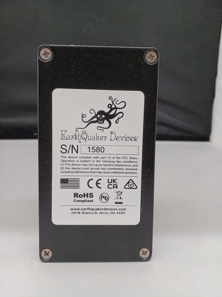 EarthQuaker Devices Black Ash Fuzz Pedal