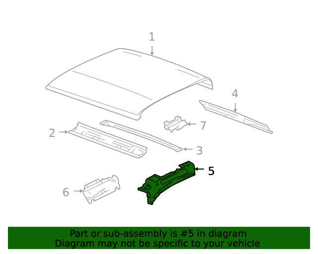 Genuine GM Inner Rail 15110705