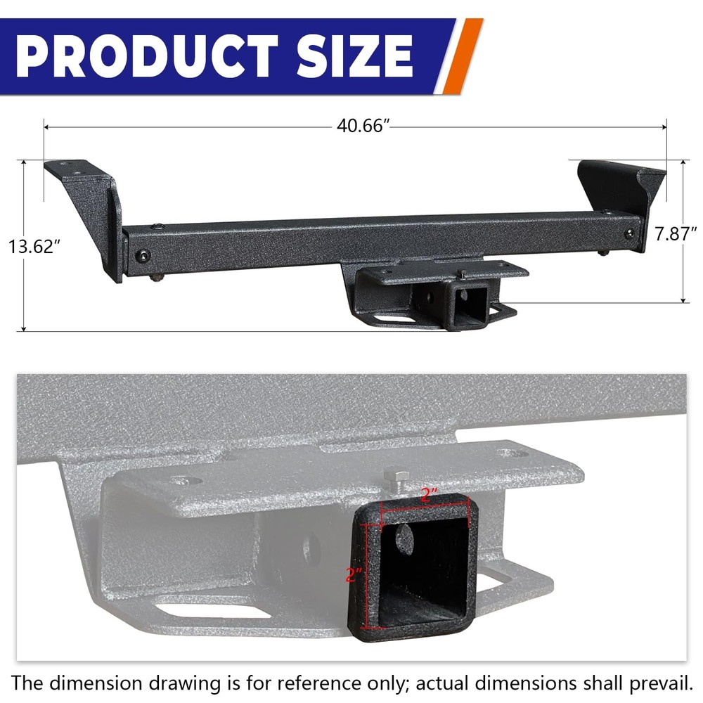 Class 3 2” Trailer Hitch Receiver Compatible 2016-2023