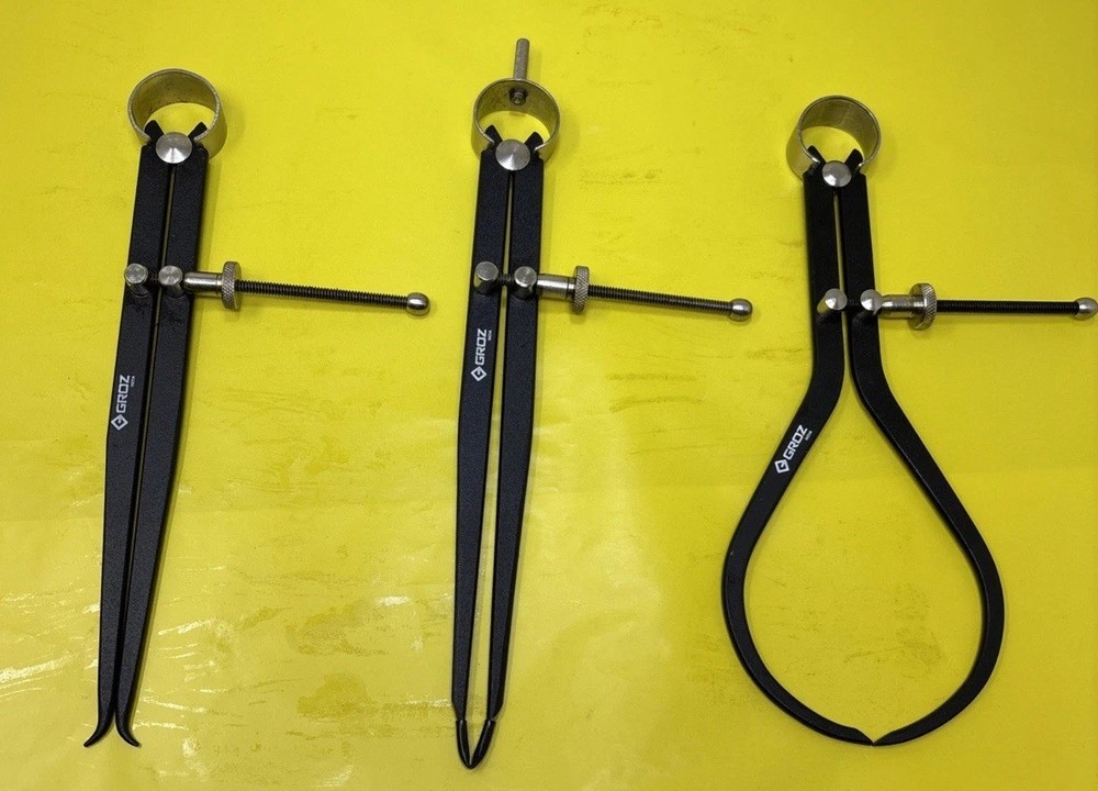 Groz Caliper and Divider Set With Case