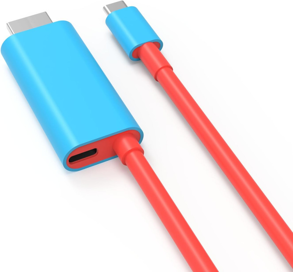 Switch Portable Dock，Usb-C to HDMI TV Adapter for Switch/Switch Oled(Blue)