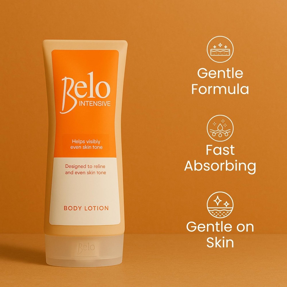 Belo Essentials Intensive Body Lotion Smooth Texture Fast Absorbing 100mL
